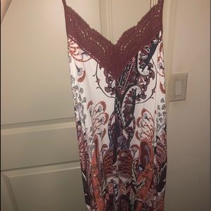 Flowy Paisley Floral Dress